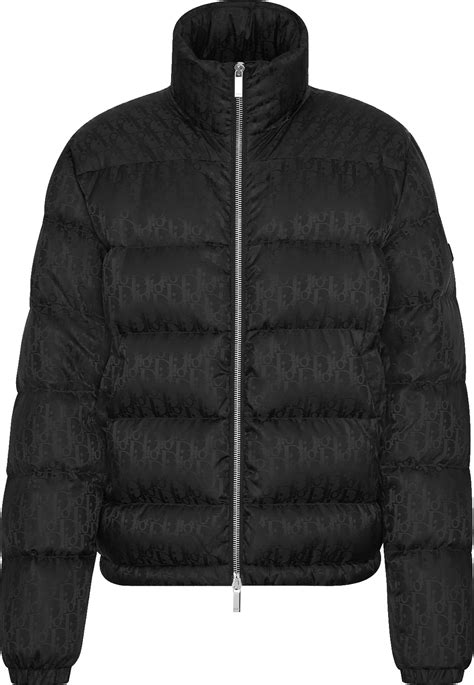 dior oblique jacket black|dior oblique puffer jacket.